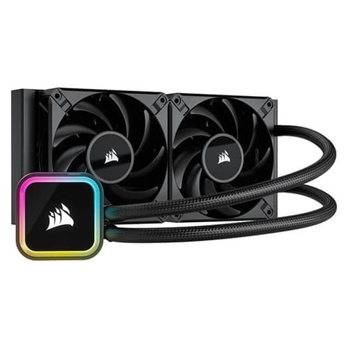 Corsair iCUE H100i RGB Elite CPU Liquid Cooler (Black)